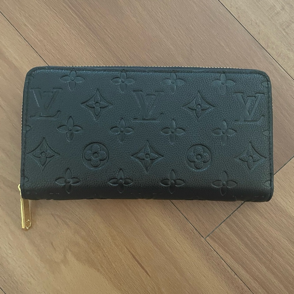 Faux Black LV wallet